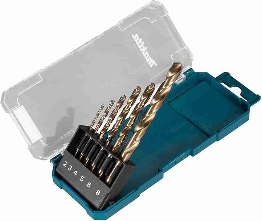 MAKITA D 75758 HSS CO Drill bit set of 6 Pcs for Stainless steel