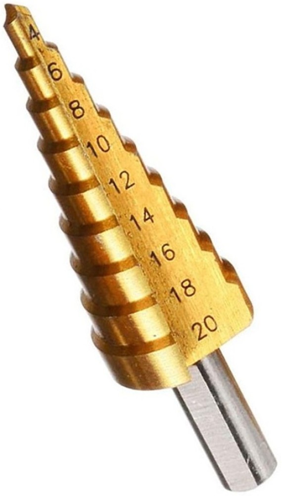 DUMDAAR new Heavy duty Professional tool Step Drill bit 4 20mm Good for Metals Aluminum drill bit Price in India Buy DUMDAAR new Heavy duty Professional tool Step Drill bit 4 20mm Good