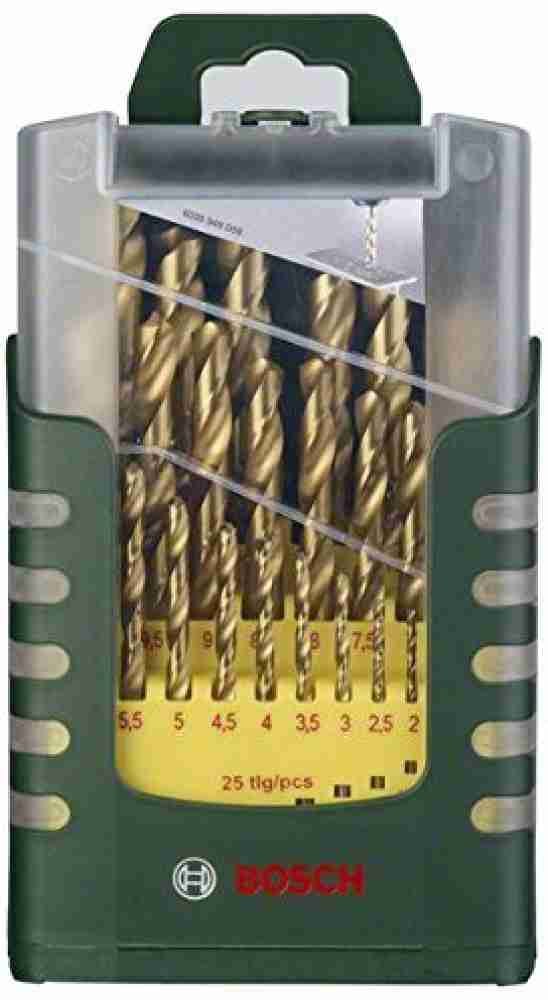 Metal Drill Bits Set, HSS-R - Iron Box 19-PC, Drill Bits