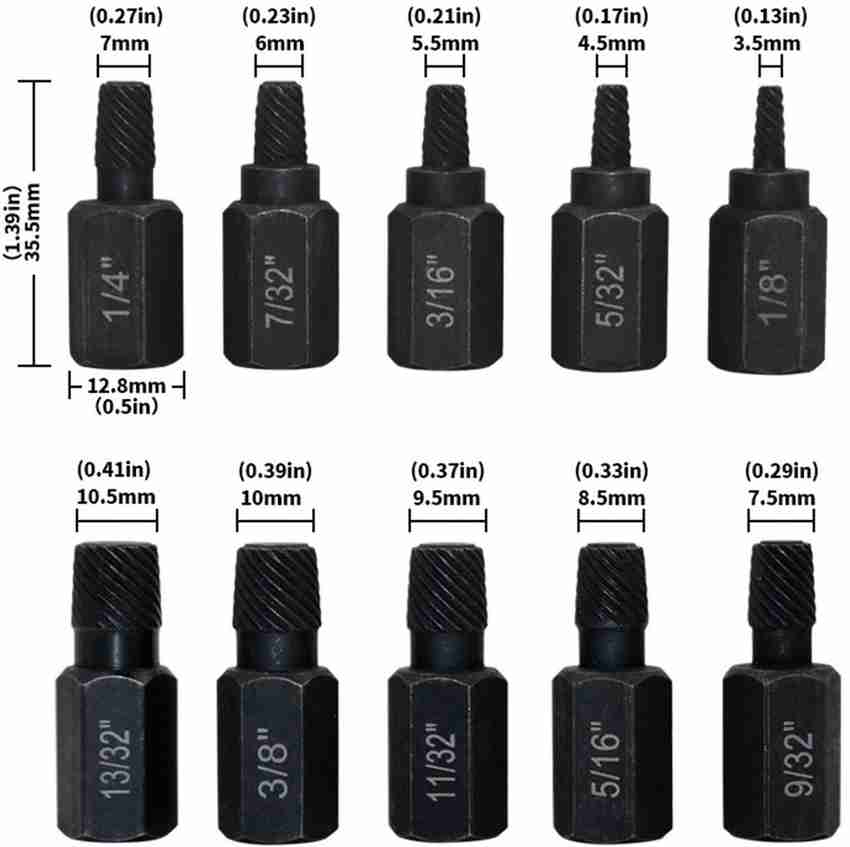 Nail extractor drill bit deals