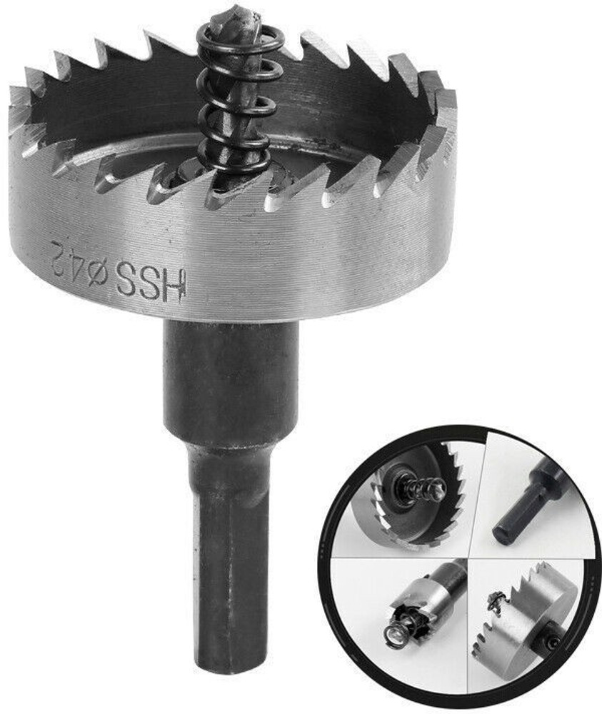atozshop11 42mm HSS Hole Saw Cutter Drill Bits Price in India - Buy  atozshop11 42mm HSS Hole Saw Cutter Drill Bits online at Flipkart.com