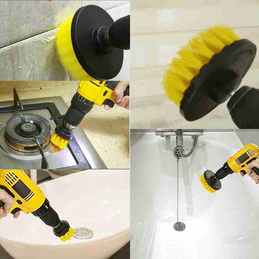 3-Piece Drill Brush Attachment Set