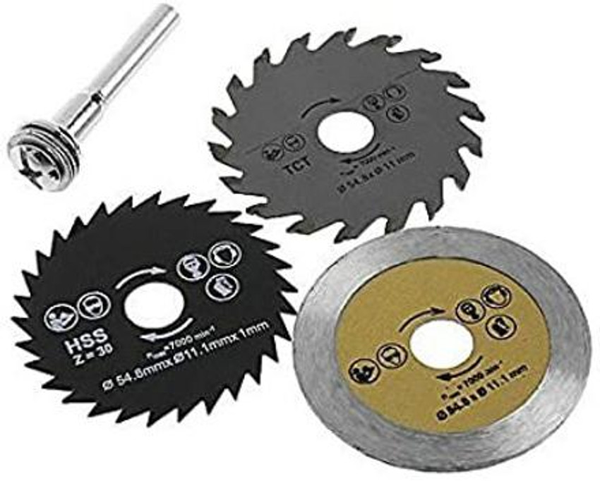 Digital Craft Metal Circular Saw Set with Spindle Attachment Fit