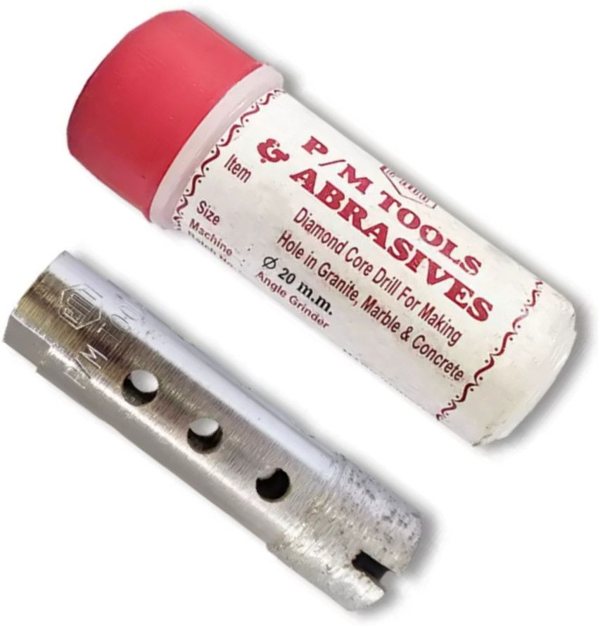 LUCKYSGCORE Bit 20 MM For Angle Grinder Diamond Core Bit for hole in Granite Marble etc Diamond Core Bit for hole in Granite Marble Concrete Price in India Buy LUCKYSGCORE Bit