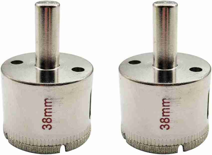 atozshop11 2Pcs 38mm 1.5inch Diamond Hole Saw for Tile Glass
