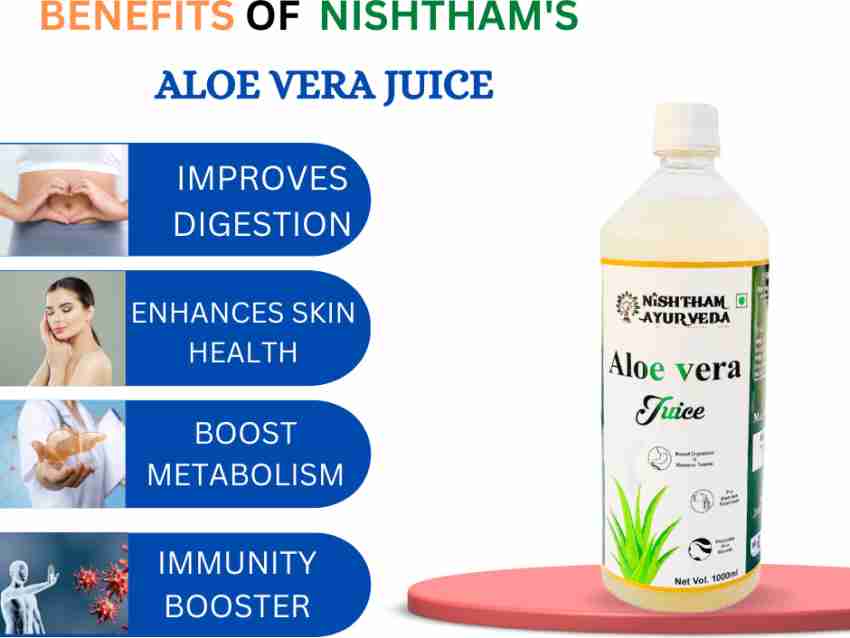 nishtham ayurveda Aloe vera Juice for acid reflux Ulcers Constipation Price in India Buy nishtham ayurveda Aloe vera Juice for acid reflux Ulcers Constipation online at Flipkart