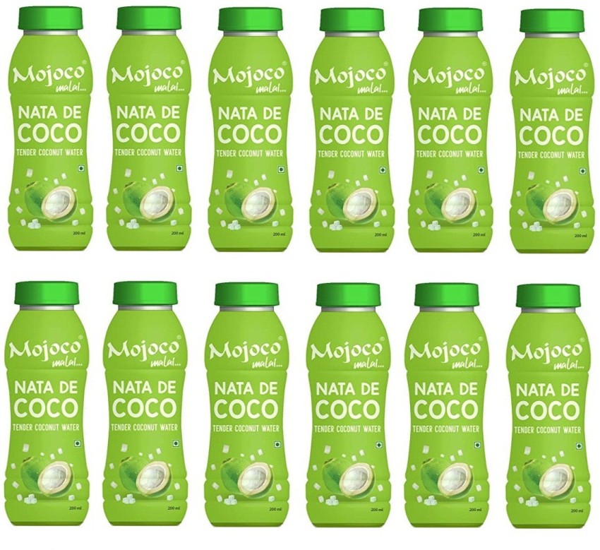 MOJOCO Malai Refreshing Coconut Nata De Coco Tender Coconut Water-200  ML(Pack of 12) Price in India - Buy MOJOCO Malai Refreshing Coconut Nata De  Coco Tender Coconut Water-200 ML(Pack of 12) online