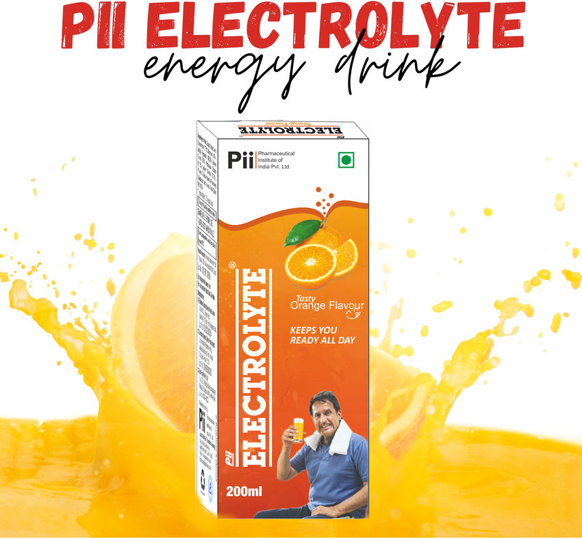 Electrolyte orange juice shop