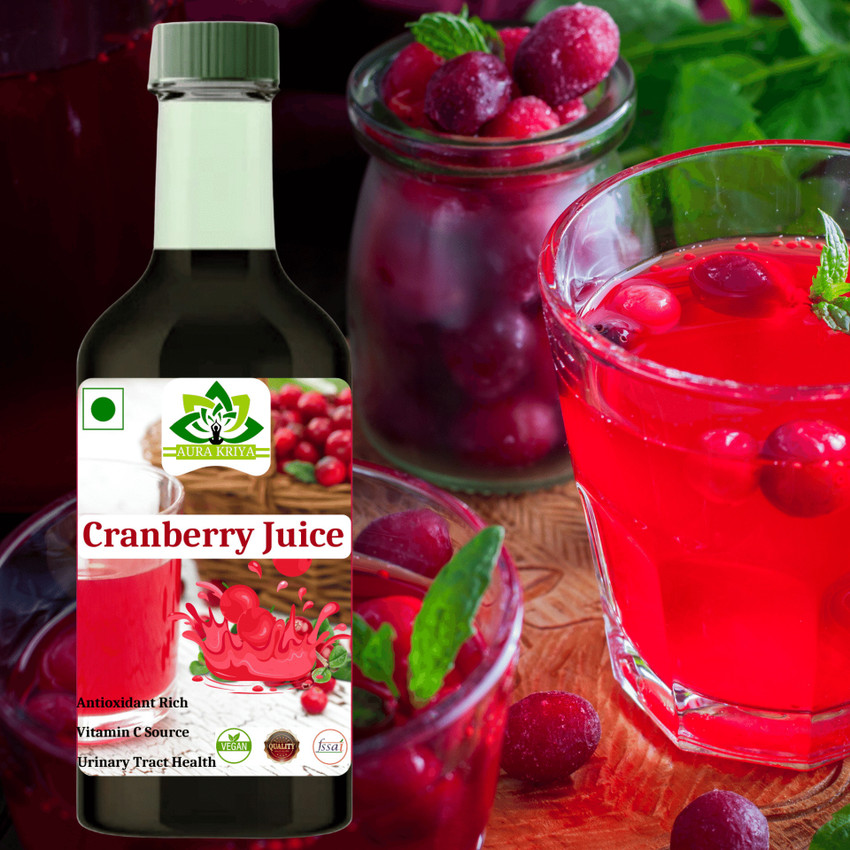 Aura Kriya Cranberry Juice Great for UTI PCOS Arthritis Heart Liver Cranberry Juice Price in India Buy Aura Kriya Cranberry Juice Great for UTI PCOS Arthritis Heart Liver