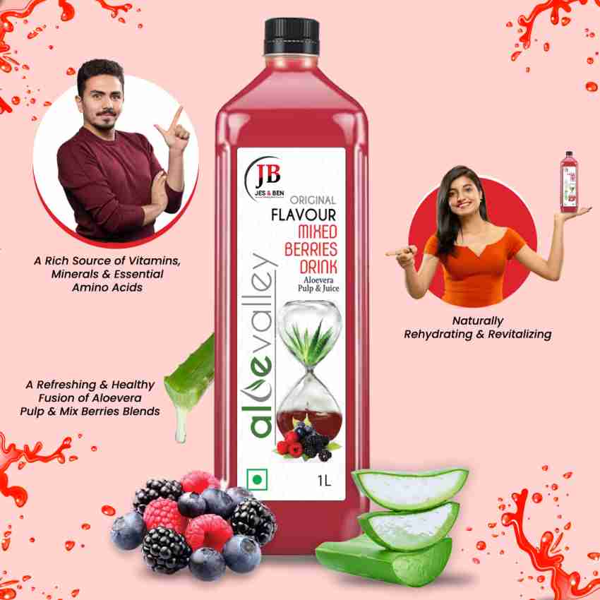 Aloe vera wild berry juice hotsell