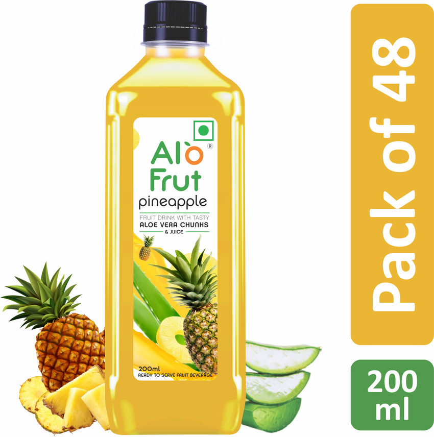 ALOFRUT Pineapple Aloevera Chunks Juice 200ml Ready to Serve Fruit Drink Price in India Buy ALOFRUT Pineapple Aloevera Chunks Juice 200ml Ready to Serve Fruit Drink online