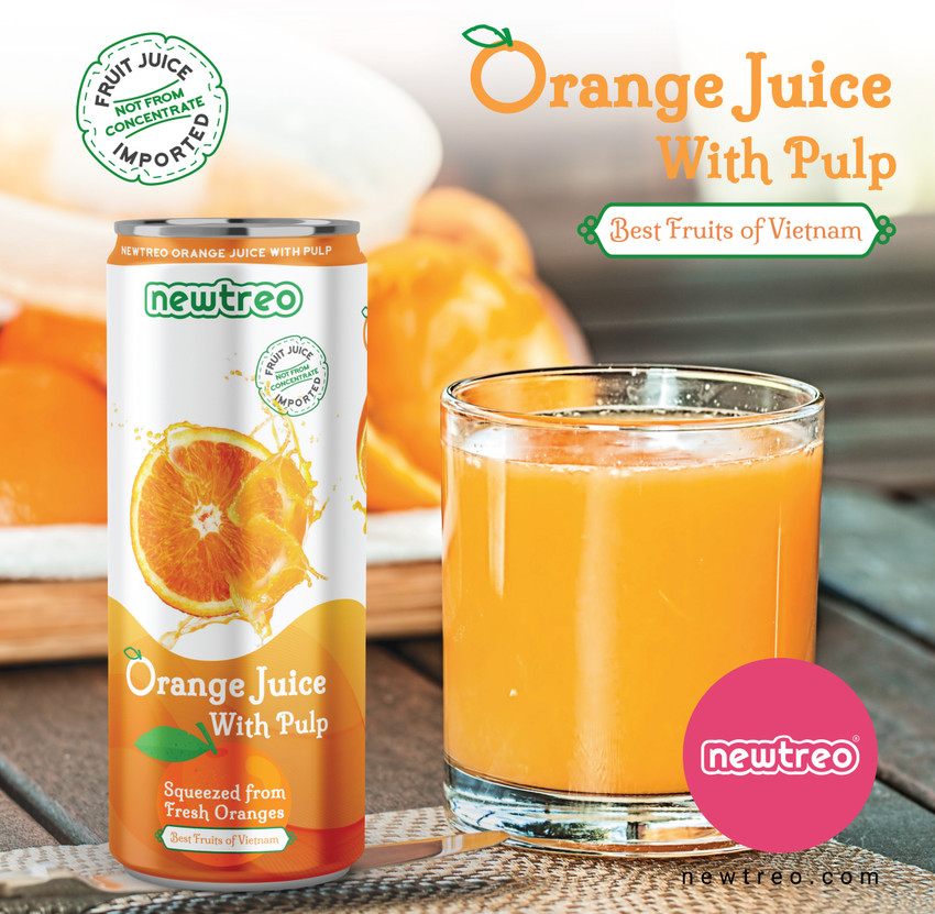 Orange juice calories sales 250ml