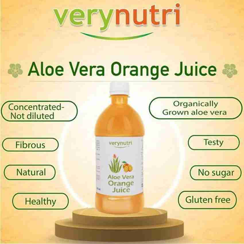 Verynutri Aloe Vera Orange Juice Price in India Buy Verynutri Aloe Vera Orange Juice online at Flipkart