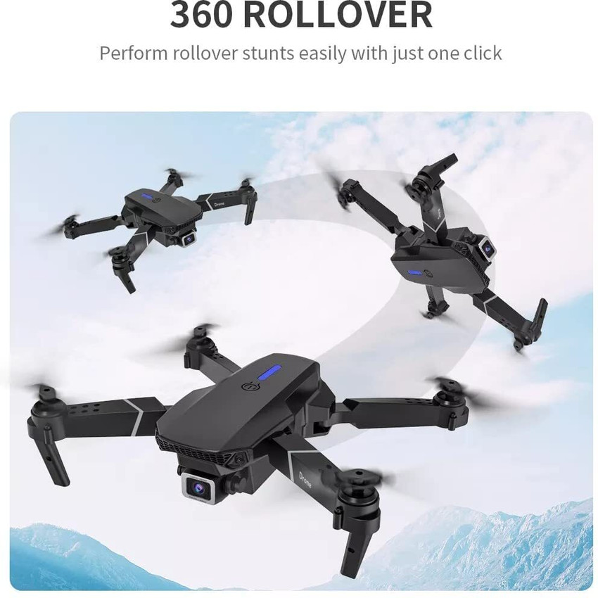 MiloMiles Drone WiFi Camera Drone Remote Control Quadcopter 360