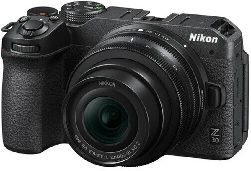 NIKON Z30 Mirrorless Camera Z DX 16 - 50 mm f/3.5 - 6.3 VR Lens  