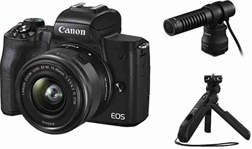 Buy Canon EOS M50 Mark II + EF-M 15-45mm is STM Kit White, Optical Zoom  Online at Low Prices in India 