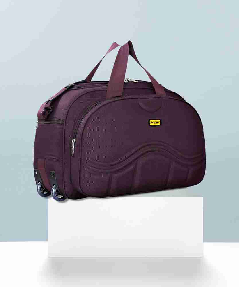 Bright Luggage Lightweight Purple Polyester 40L Luggage Travel