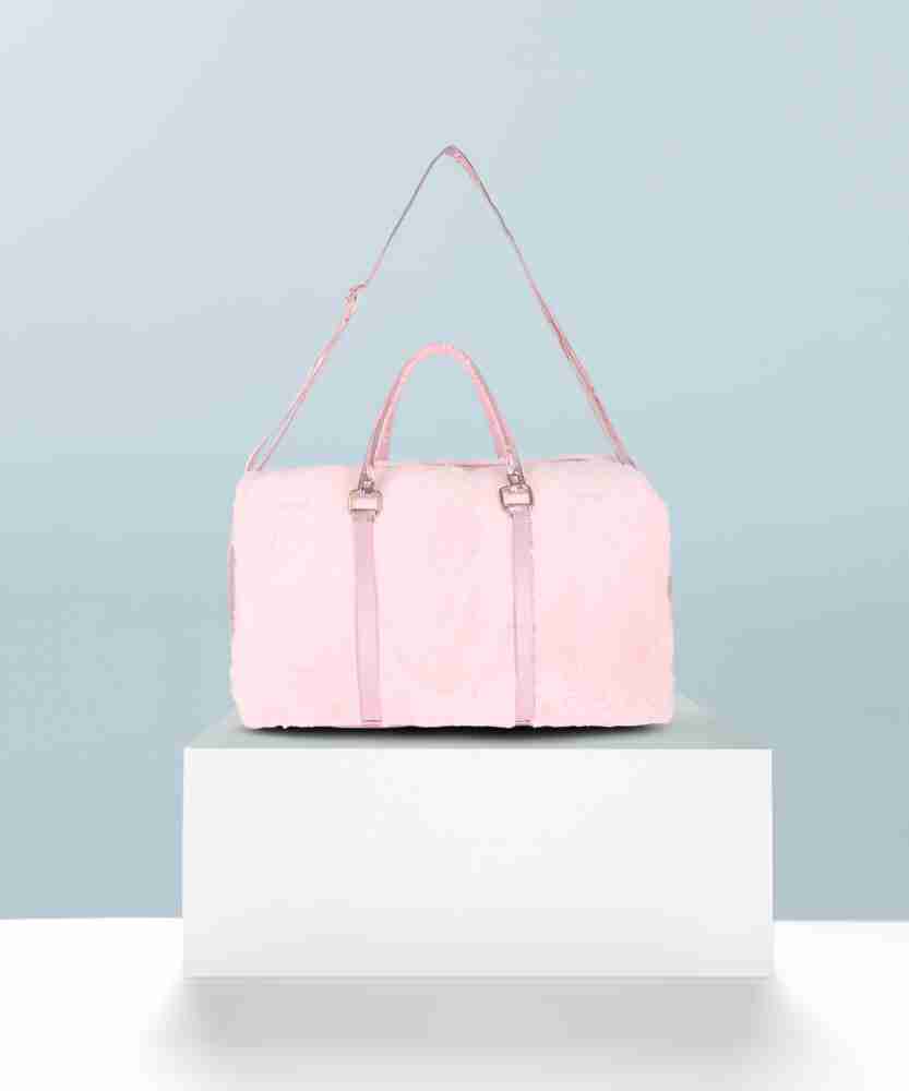 Combo of Fur Cute Trendy Duffel Bag Handbag Furry Fur Overnight