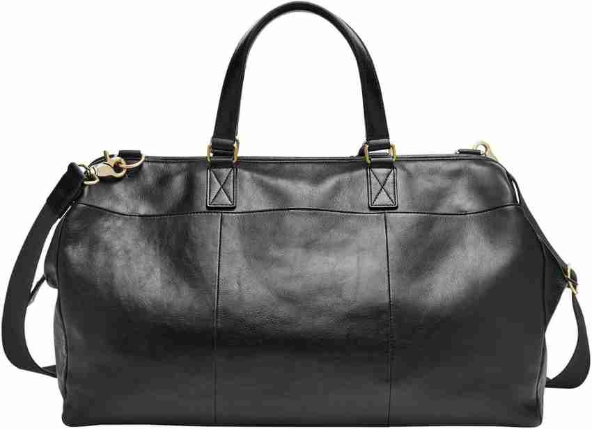 FOSSIL Defender Duffel Without Wheels Black Price in India