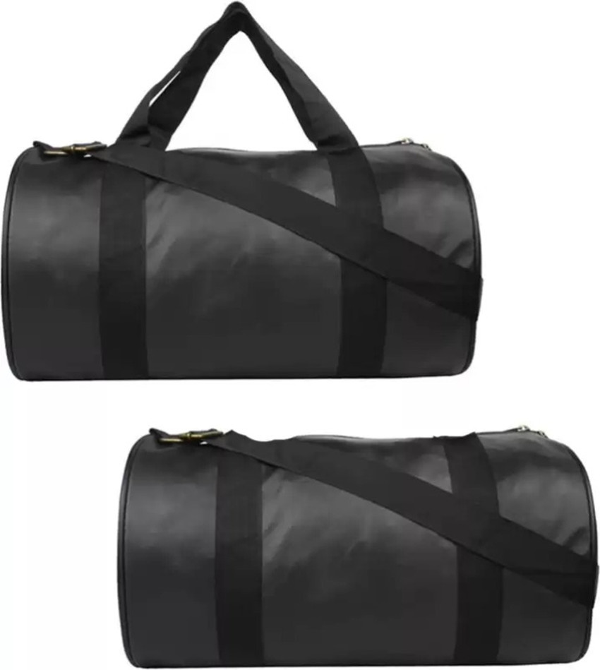 AROZSS Trendy Black Gym Bag for Men and Women Combo Gym Duffel Bag Black Price in India Flipkart