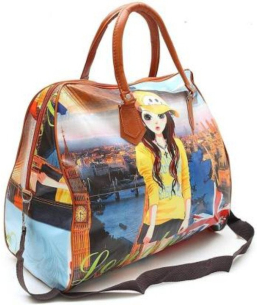 MMT Stylish and Casual Duffle Bag for Women Duffel Without Wheels Multicolour Price in India Flipkart