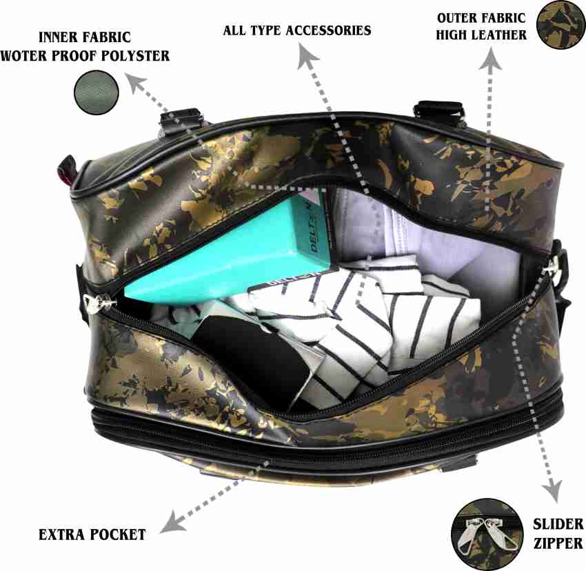 FLYIT (Expandable) Military Printed Duffle Bag For Woman/Man Without  Wheels, Multicolor Duffle Bag Duffel Without Wheels Black - Price in India