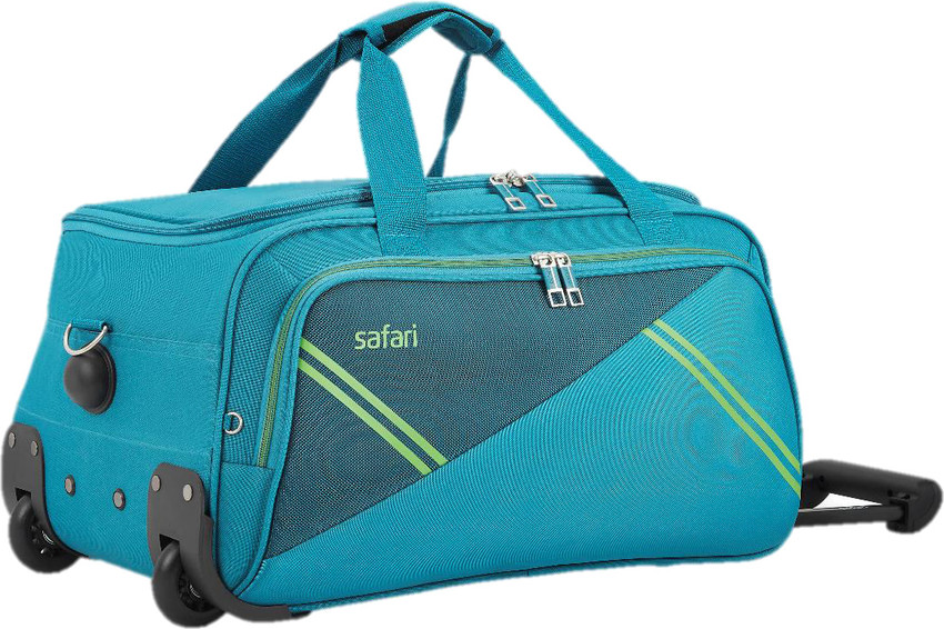 SAFARI Swift Plus RDFL Duffle Trolley 55 CMS Cabin Size 5 Years Warranty 55 cm Duffel With Wheels Strolley GREEN Price in India Flipkart