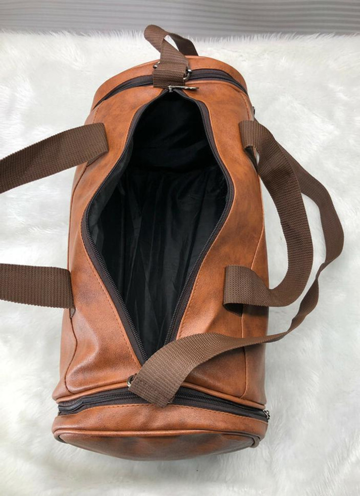 RoarWood Expandable Fancy Gym Bag For Men And Women Gym Duffel Bag Tan Price in India Flipkart