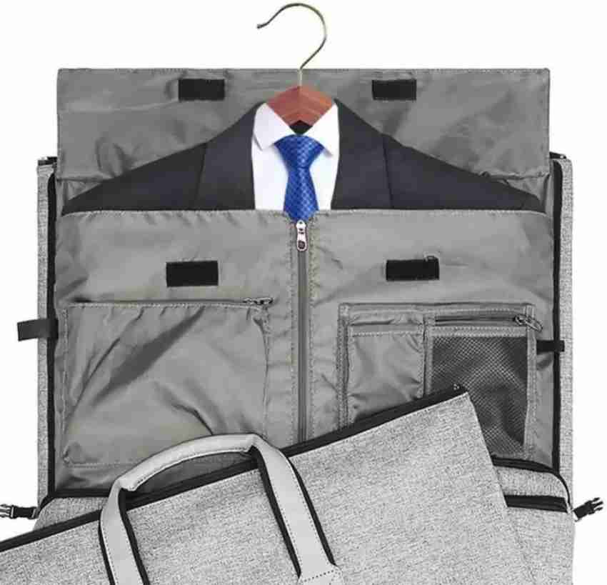 Convertible Garment Bags for Travel,Carry On Garment Bag for  Women PU Leather Duffle Bag with Shoe Pouch-2 in 1 Hanging Suitcase Suit Bag  for Women Travel Duffle Bags Garment Bag