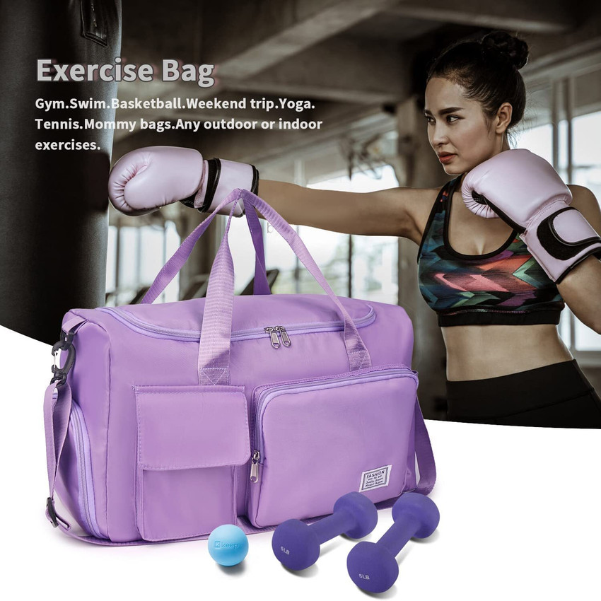 BSRENTERPRISEZ Womens Mens Sports Gym Bag Duffle Bag with Shoes Compartment Gym Duffel Bag Multicolor Price in India Flipkart