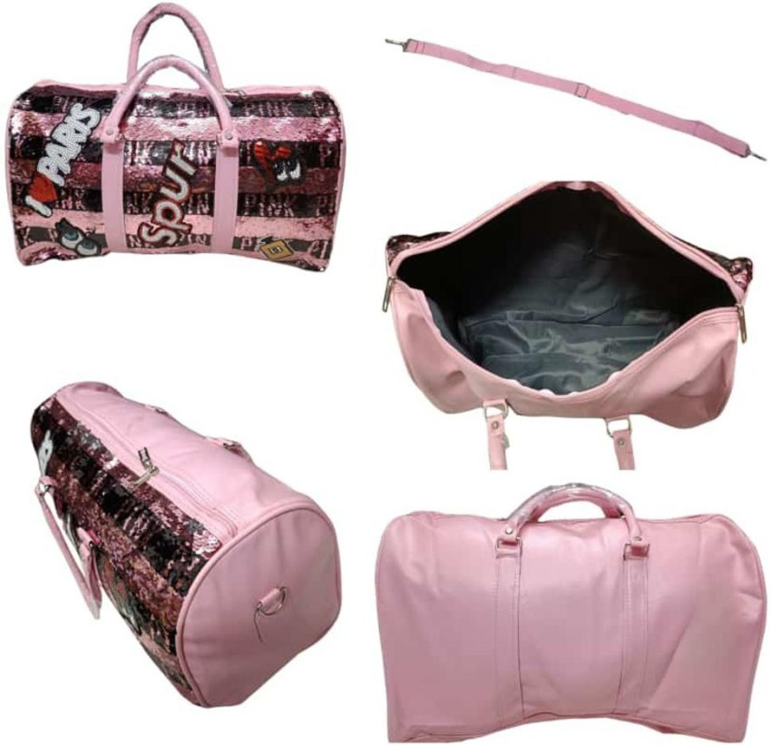 Pink Sequin Inspired Large Capacity Duffle Bag – Jewelz-N-Thingz