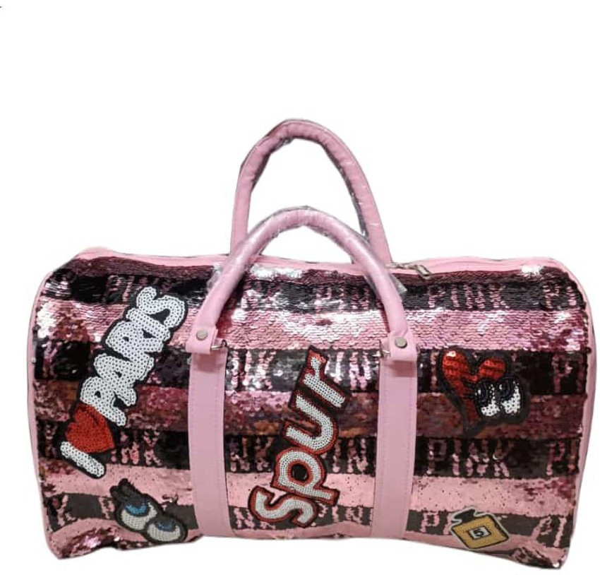 Pink Sequin Inspired Large Capacity Duffle Bag – Jewelz-N-Thingz