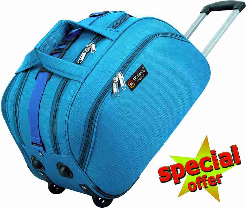 Fancy carry hot sale on luggage