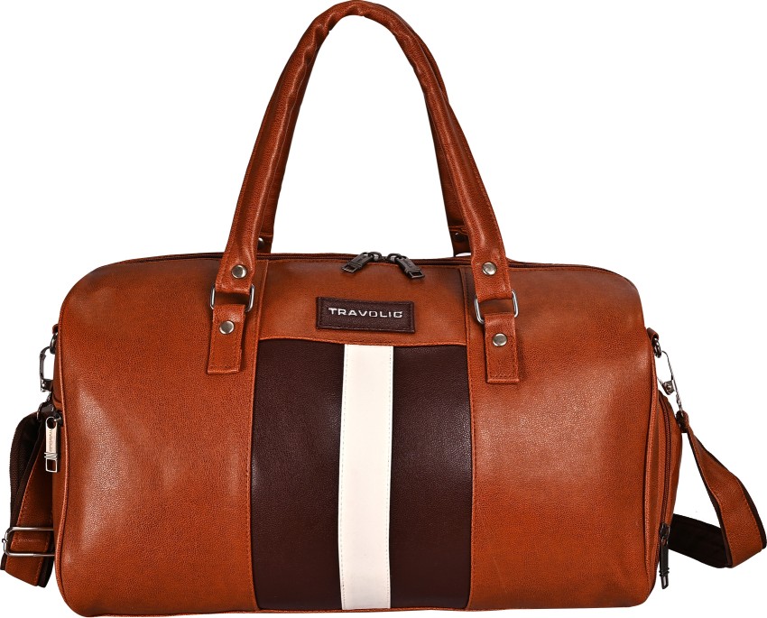 Travolic MILANO DUFFEL BAG Duffel Without Wheels TAN - Price in India |  Flipkart.com