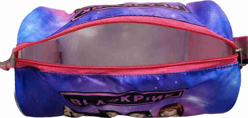 Black pink store duffle bag
