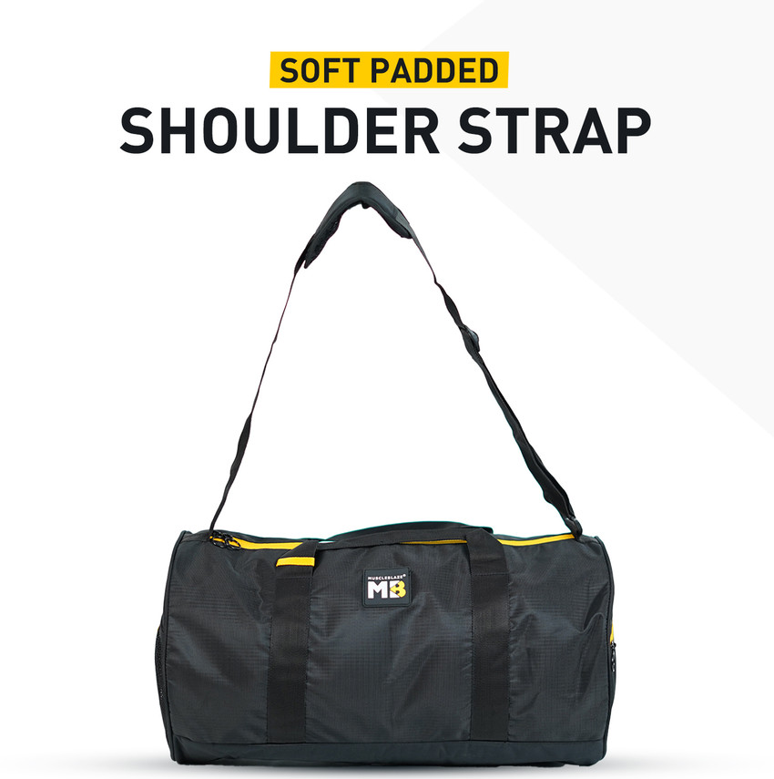 MUSCLEBLAZE Gym Duffle Bag for Women and Men Sports Bag Weekender Bag Gym Duffel Bag Black Price in India Flipkart