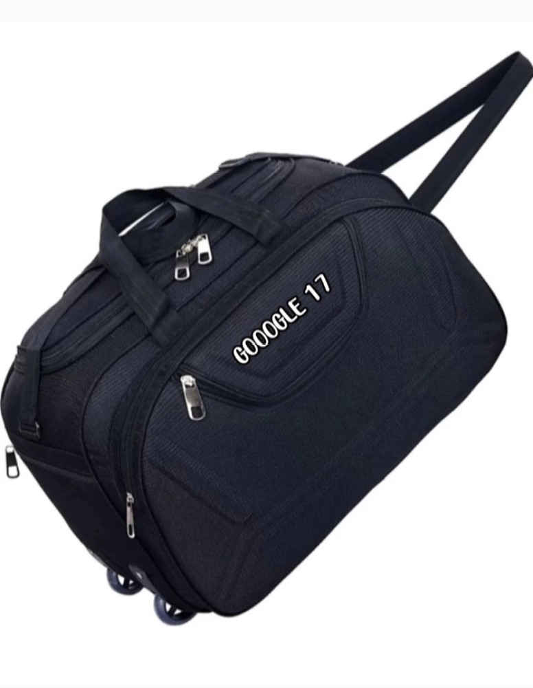 PROVOGUE (Expandable) Luggage Bags Men Travel Bag Traveling Bags Duffle  Luggage Duffel With Wheels (Strolley) Black - Price in India | Flipkart.com