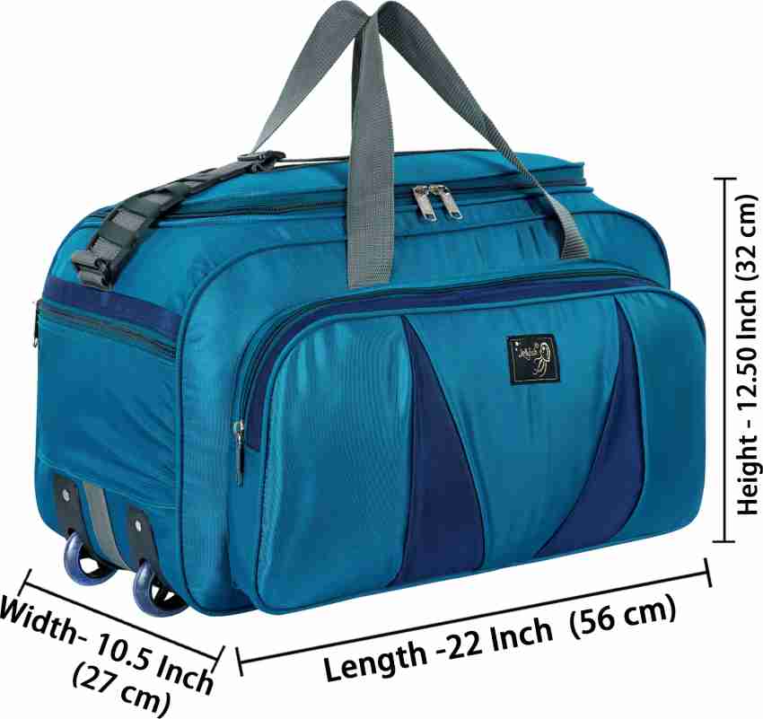 Blue fish Hand Duffle Bag Duffel Without Wheels Blue - Price in India