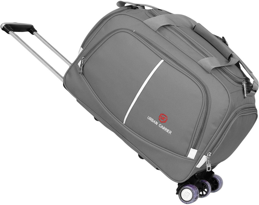 urban carrier Expandable Medium Check In Luggage Bag Travel Trolley Bag For men Women Travel Bags Duffles Duffle Travel Bags Duffel With Wheels Strolley UC GREY Price in India