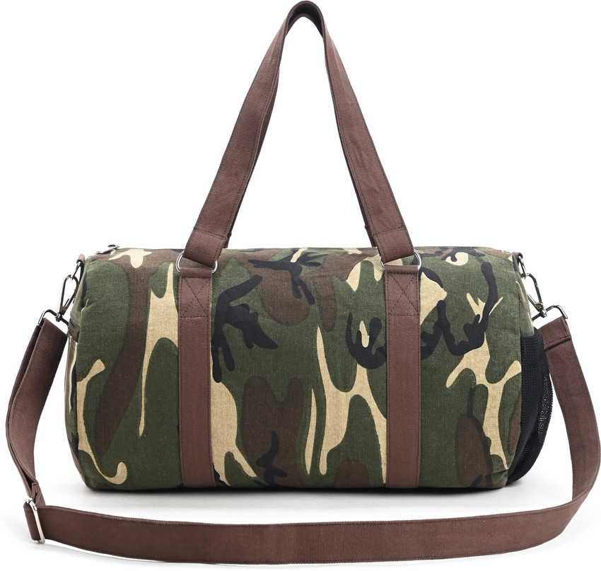 Men's canvas travel duffel bags clearance