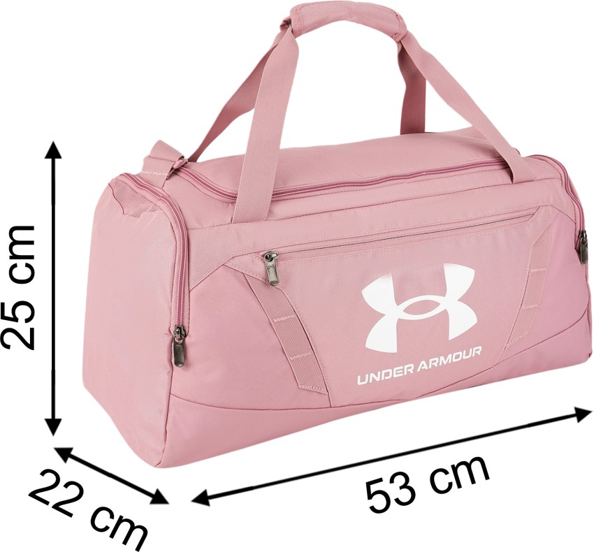 Large pink under armour duffle bag hotsell