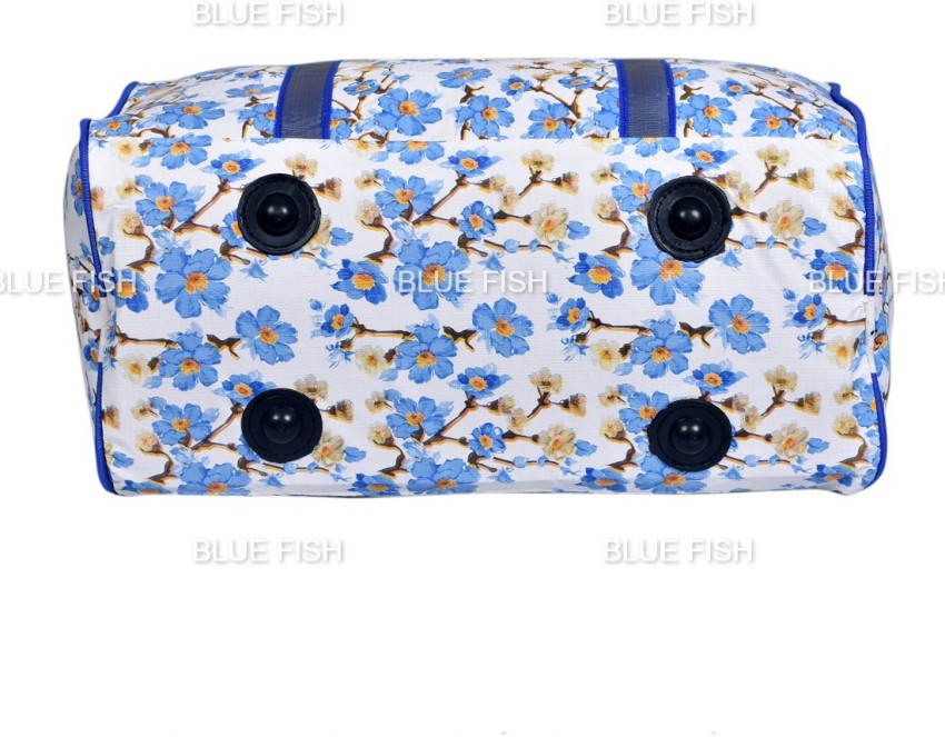 Blue fish Hand Duffle Bag Duffel Without Wheels Blue - Price in India