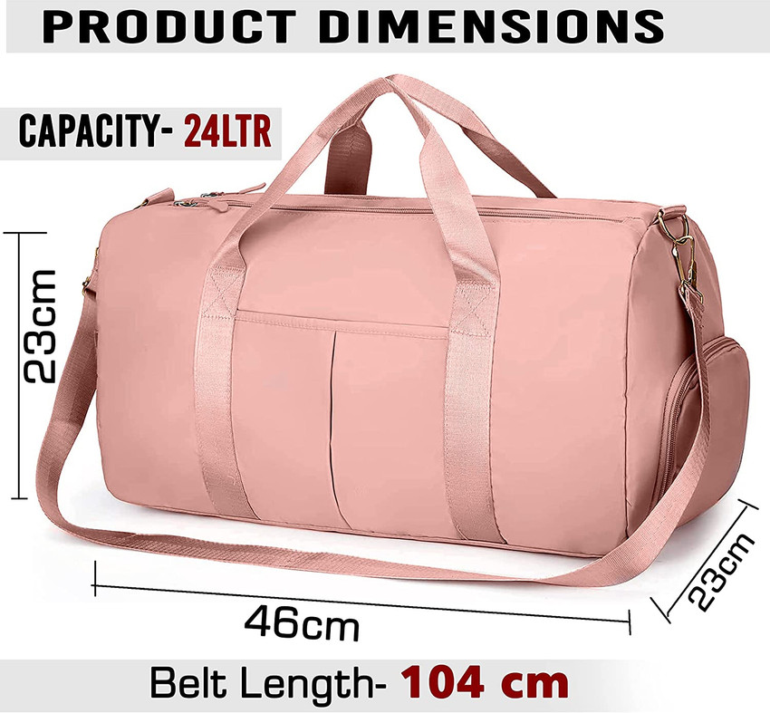 Gym bag size cheap