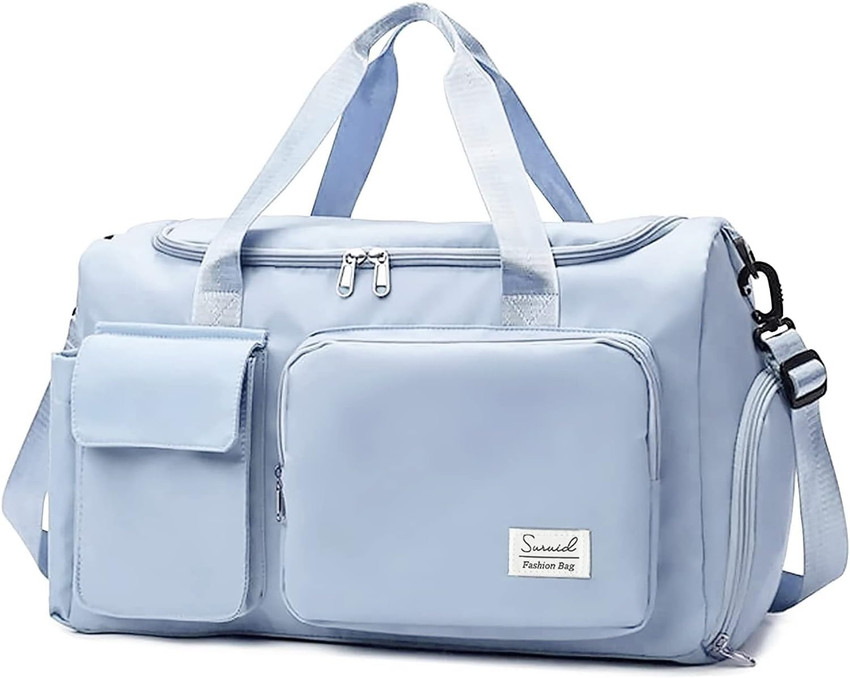 BSRENTERPRISEZ Sports Gym Bag with Shoes Compartment Travel Duffel