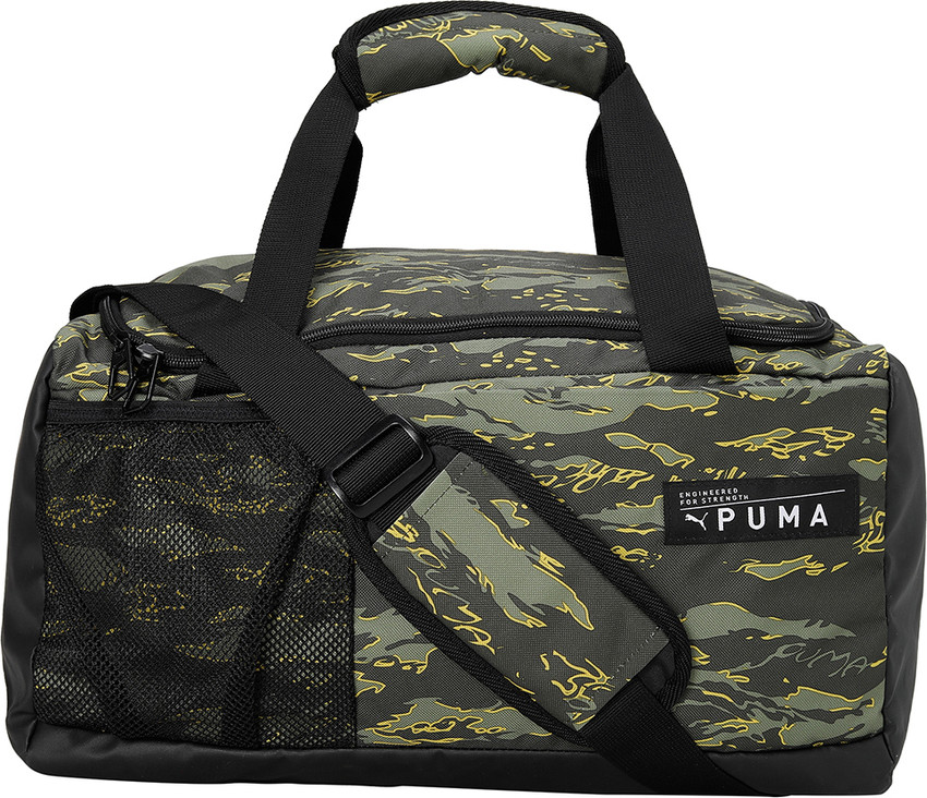 Puma camo duffle bag top