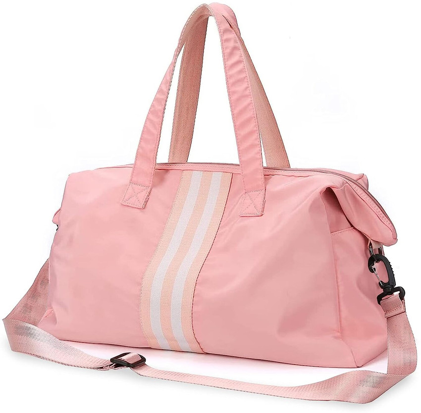 Light pink adidas duffle bag sales