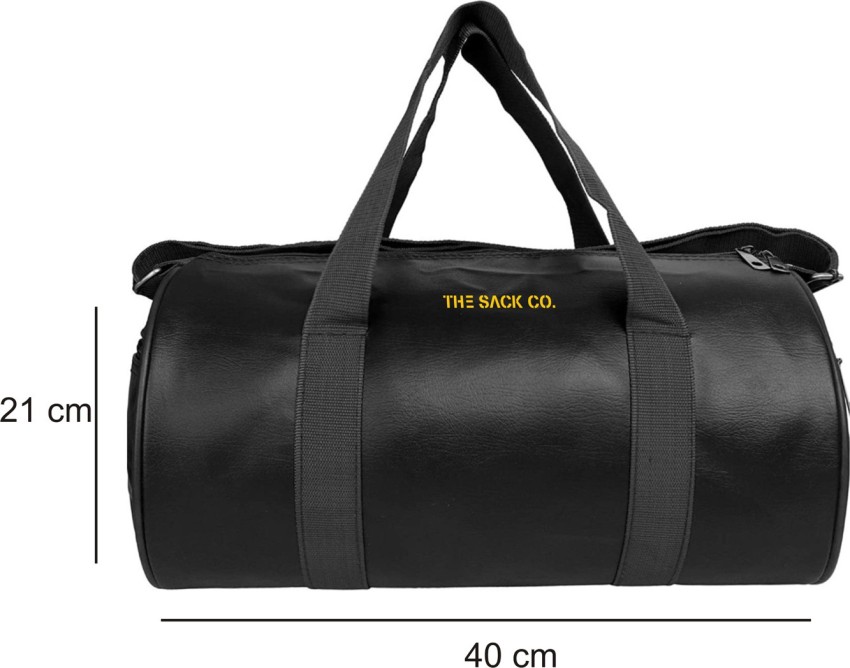 Gym bag leather cheap black