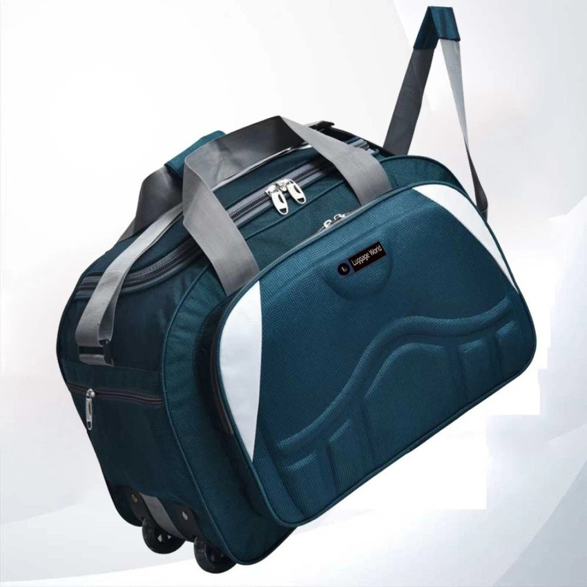 Duffel backpack with wheels clearance