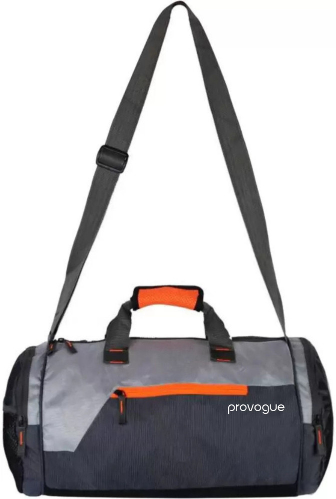PROVOGUE Expandable Sports Gym Bag for Men and Women Travel Duffel Bag with Shoulder Strap Duffel Without Wheels Orange Price in India Flipkart