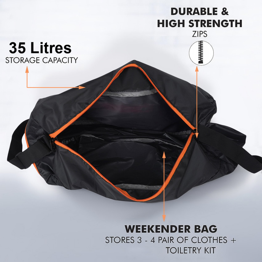 WROGN FitStride Sporty Gym Bag Duffle Bag Duffel Without Wheels Black Price in India Flipkart